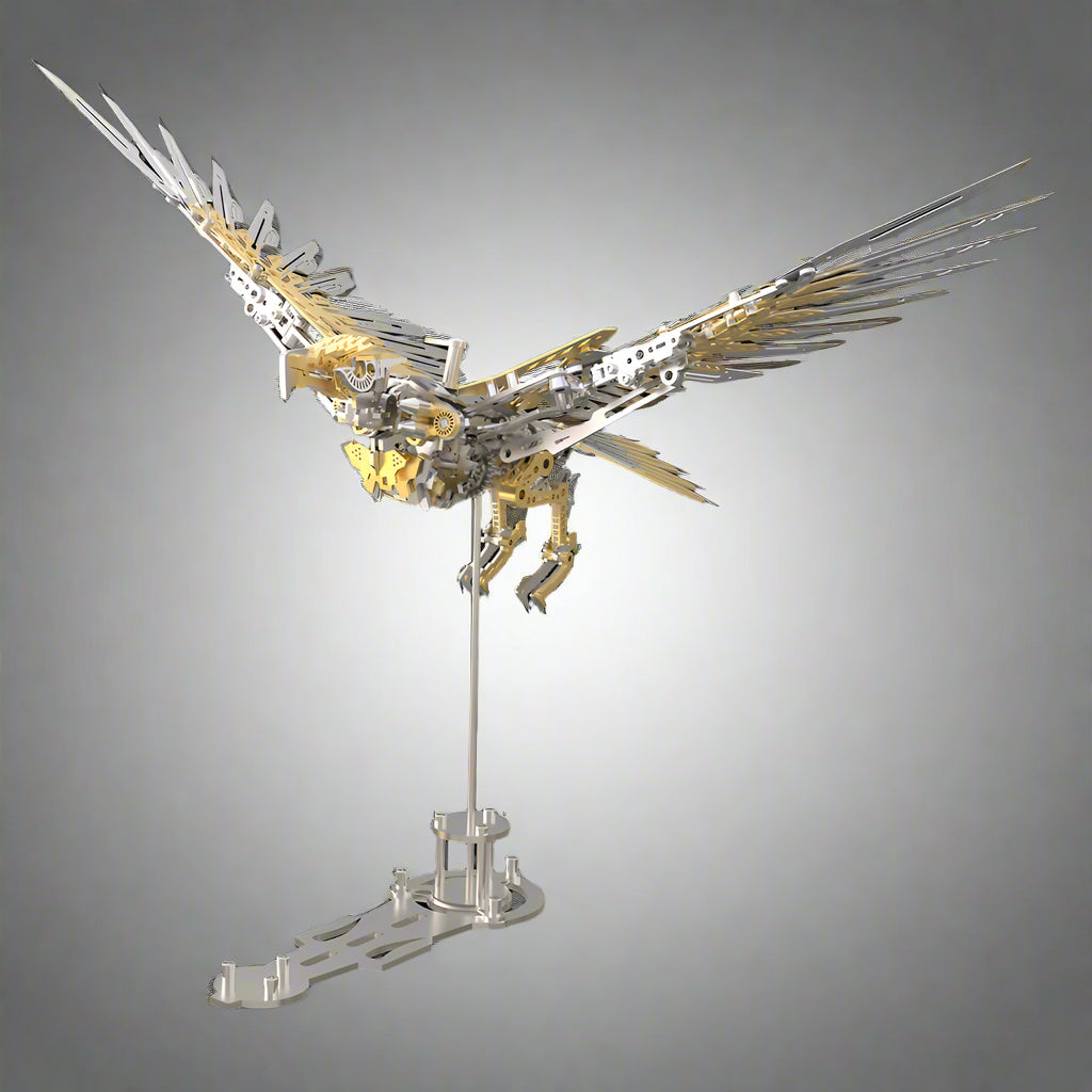 Puzzloria | Majestic 3D Metal Mechanical Eagle Model Kit