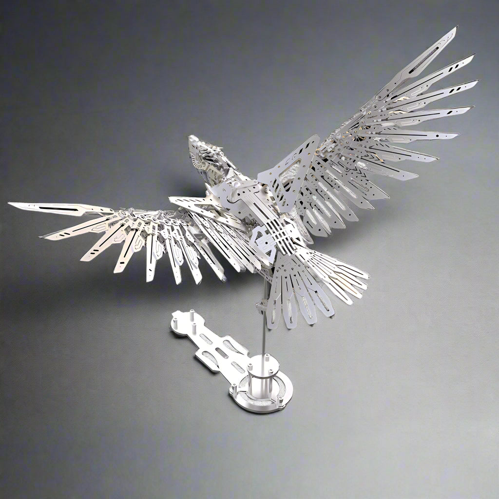 Puzzloria | Majestic 3D Metal Mechanical Eagle Model Kit