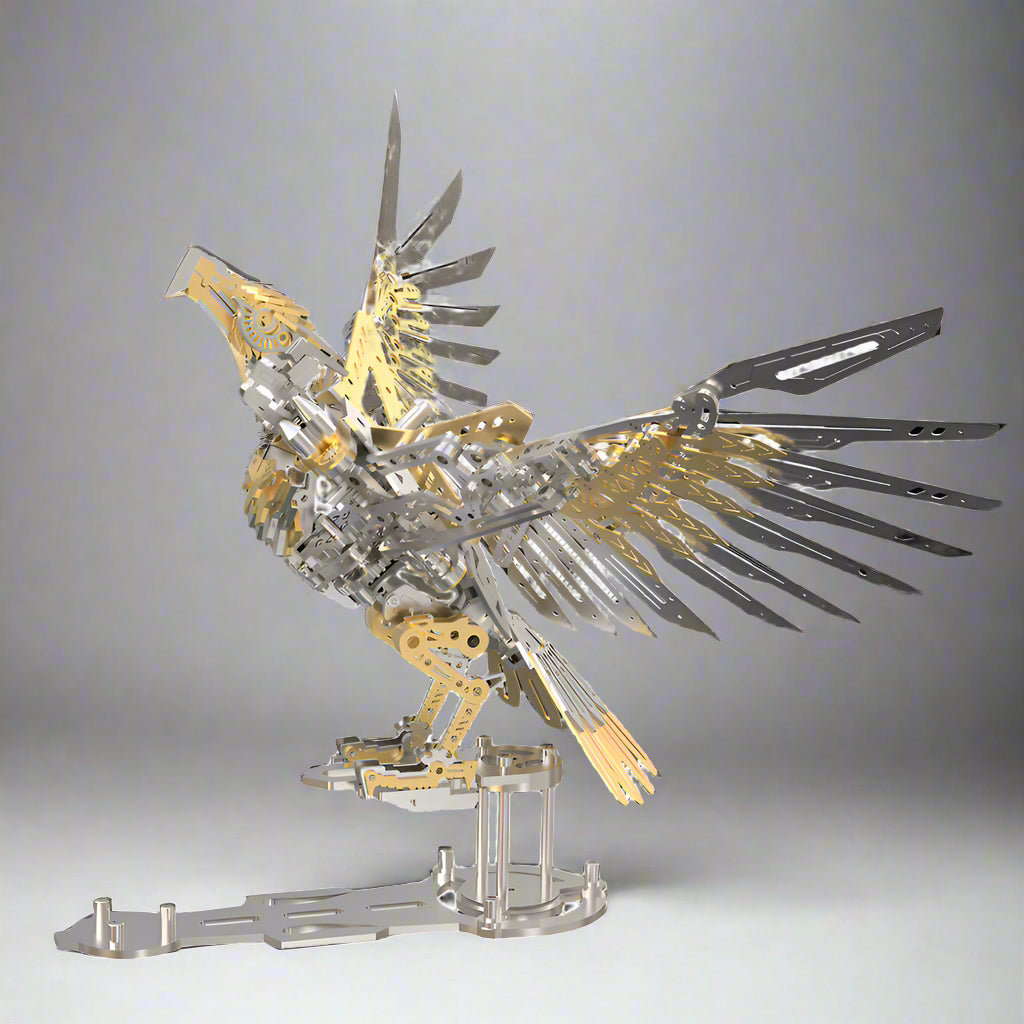 Puzzloria | Majestic 3D Metal Mechanical Eagle Model Kit