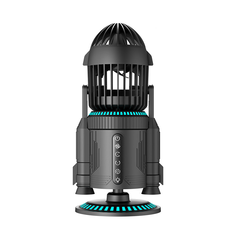 Puzzloria™ | Creative Rocket Desktop Fan
