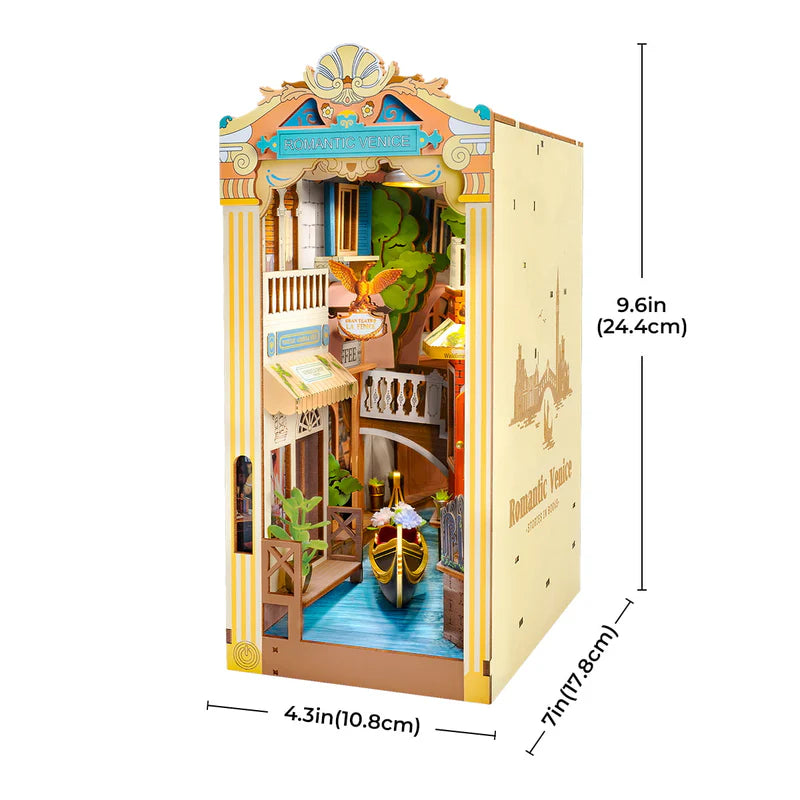 Puzzloria™ | Romantic Venice Escape Book Nook