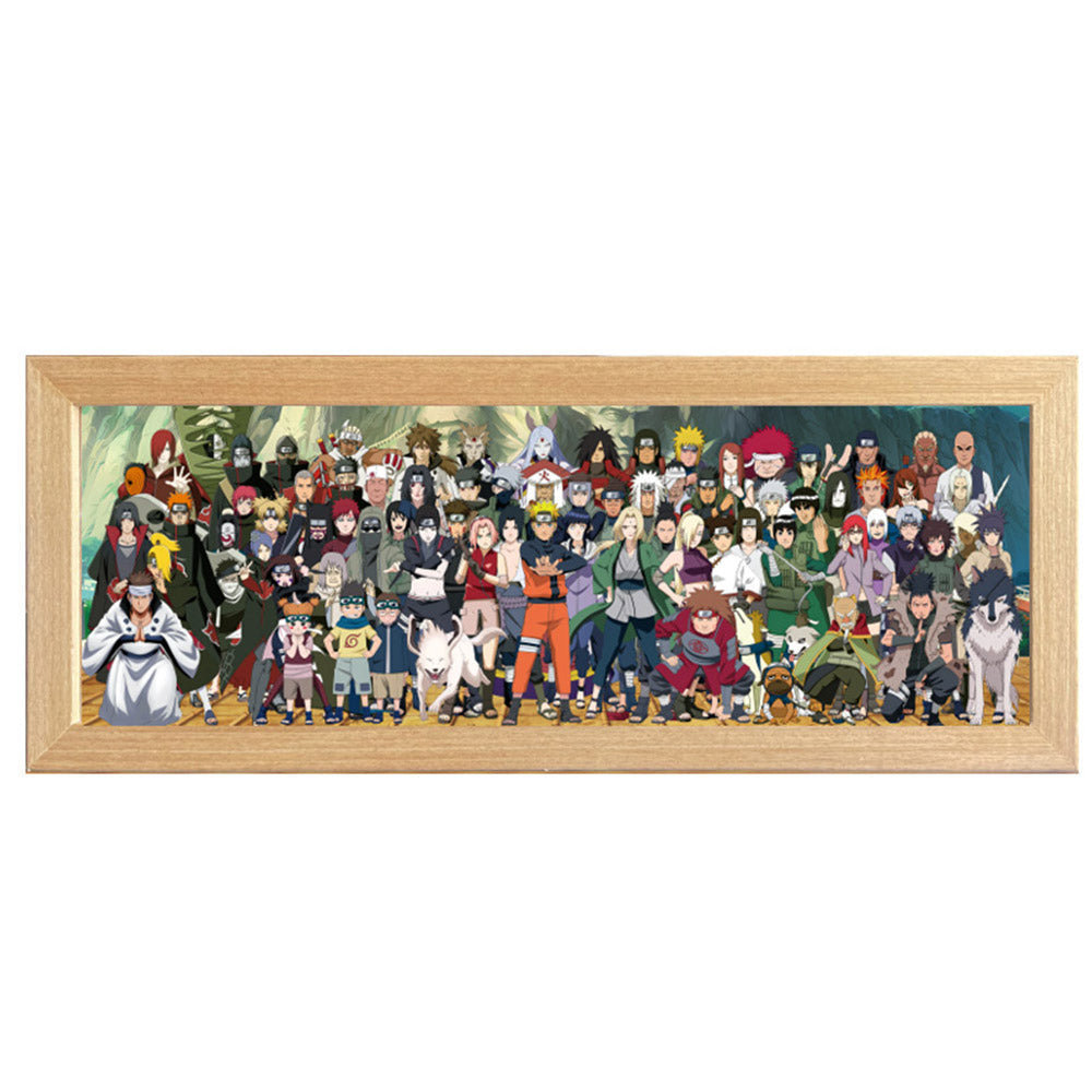 Anime Legends Acrylic Family Photo (LED Light) - Puzzloria
