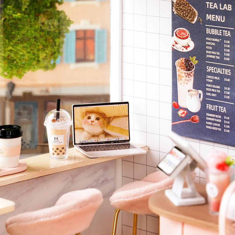 Puzzloria™ | DIY Dollhouse Kit (Sunny Tea Station) - Puzzloria