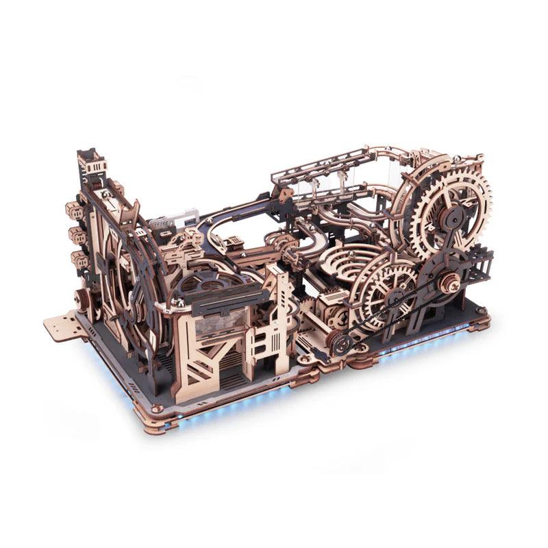 Puzzloria™ | Cosmic Marble Labyrinth - 3D Wooden Mechanical Model Kit - Puzzloria