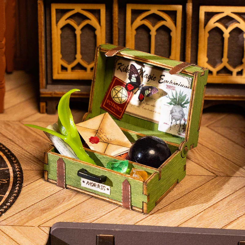 Puzzloria™ | Enchanted Wizard's Study DIY Miniature Kit