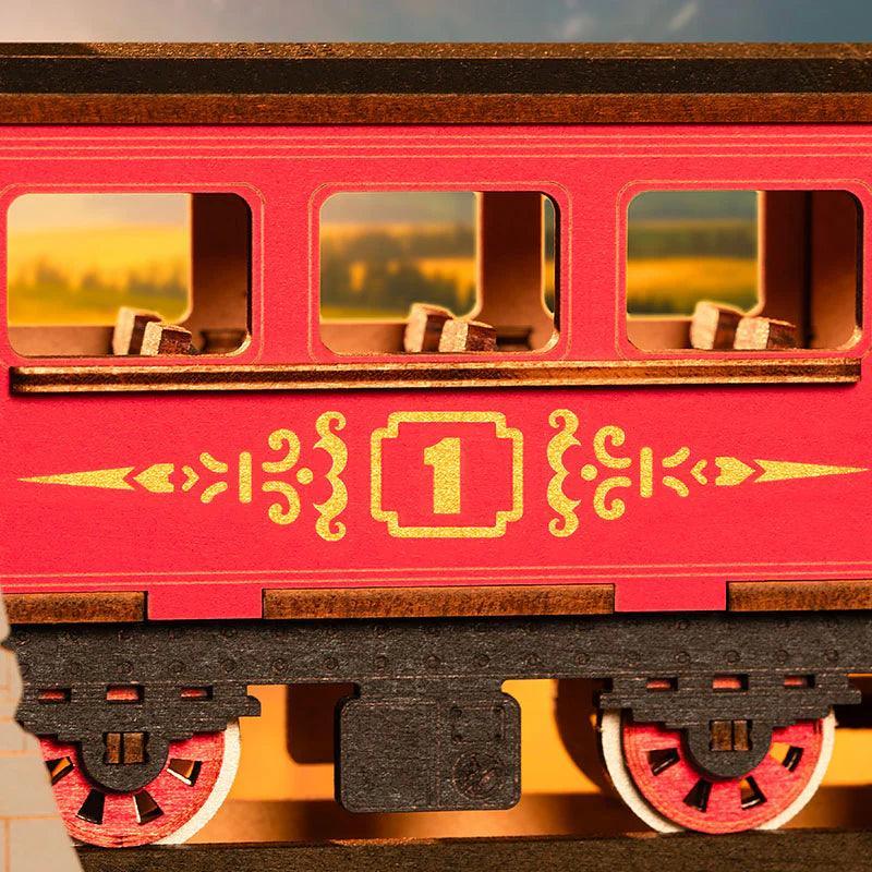 Puzzloria™ | Vintage Railway train Bookends - Puzzloria