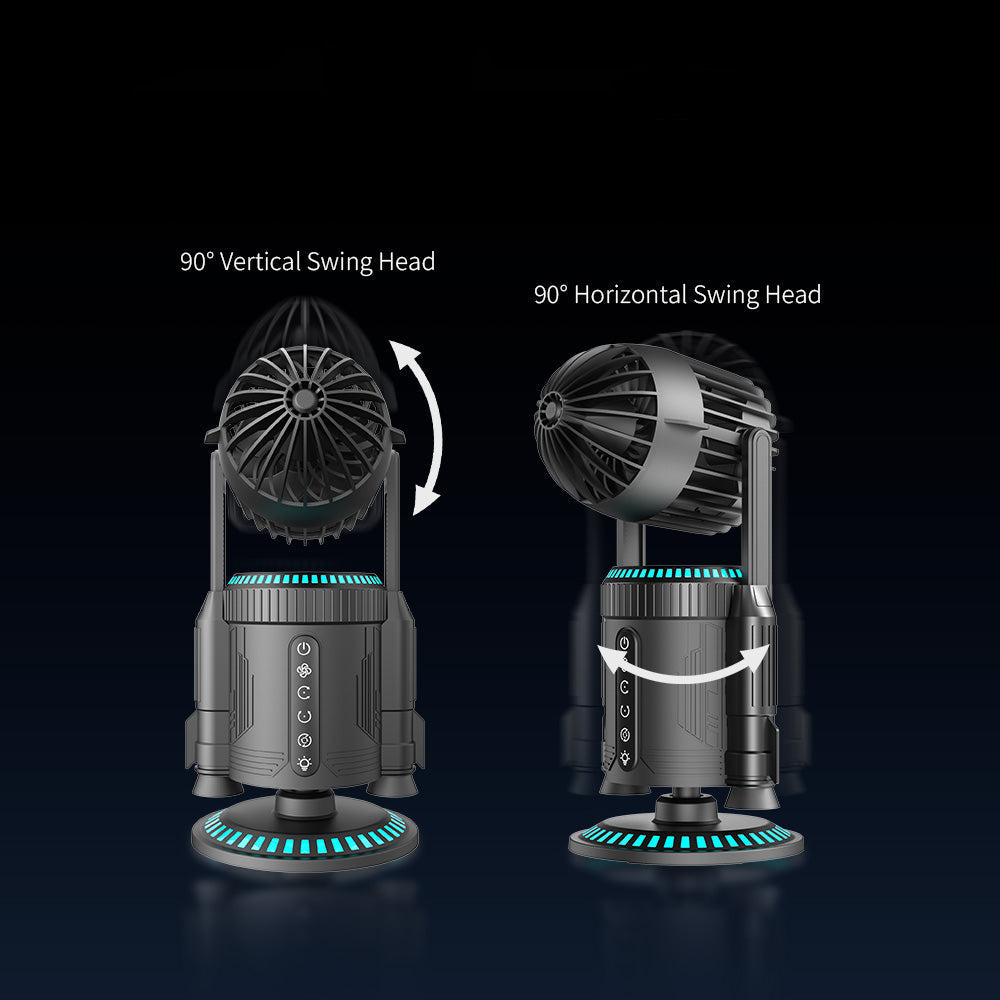 Puzzloria™ | Creative Rocket Desktop Fan