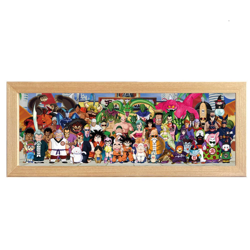 Anime Legends Acrylic Family Photo (LED Light) - Puzzloria