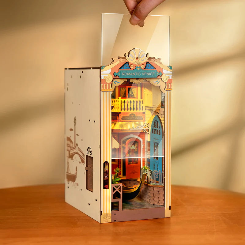 Puzzloria™ | Romantic Venice Escape Book Nook