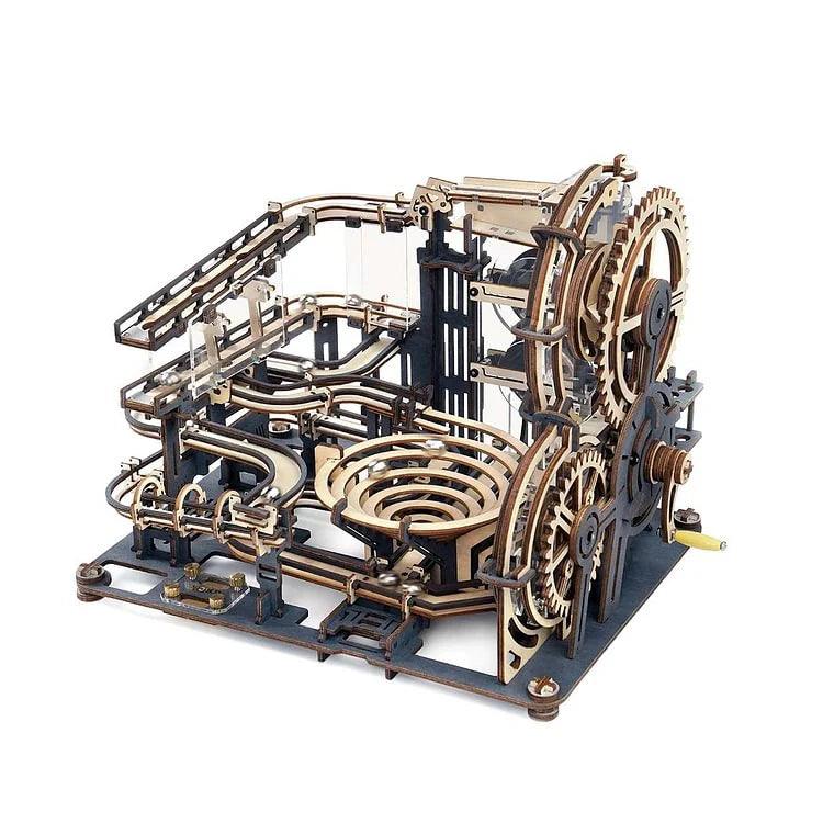 Puzzloria™ | Cosmic Marble Labyrinth - 3D Wooden Mechanical Model Kit - Puzzloria