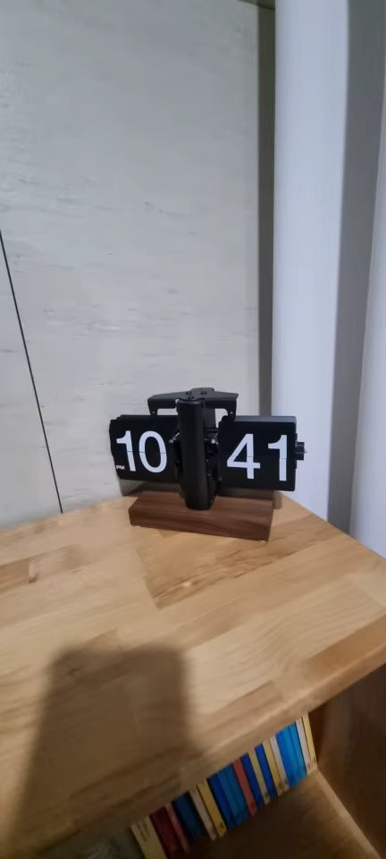Retro Flip Down Clock with Automatic Rotating - Digital Desk Clock Vintage Table Clock Home Decor Customer Review