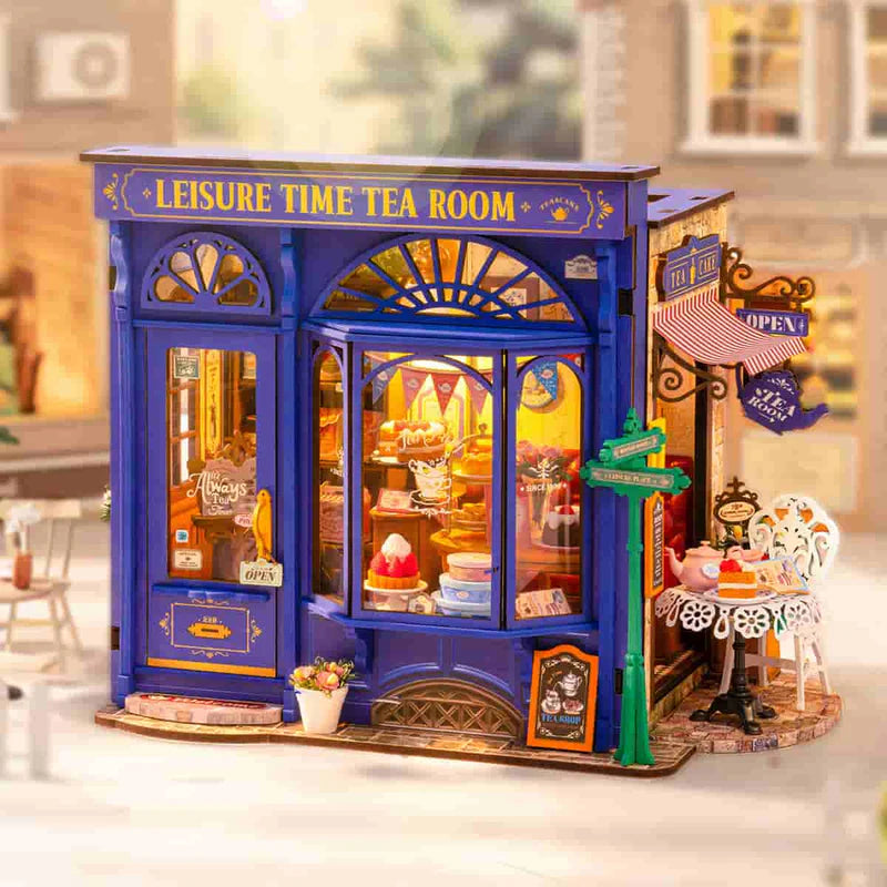 Puzzloria™ | Teatime Escapade DIY Miniature House Kit
