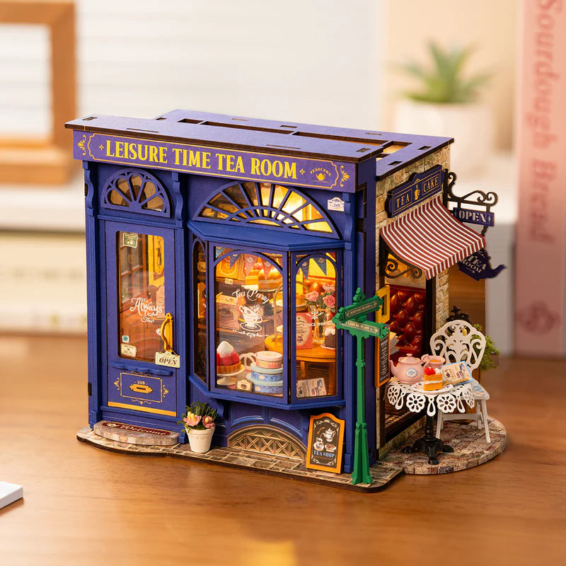 Puzzloria™ | Teatime Escapade DIY Miniature House Kit