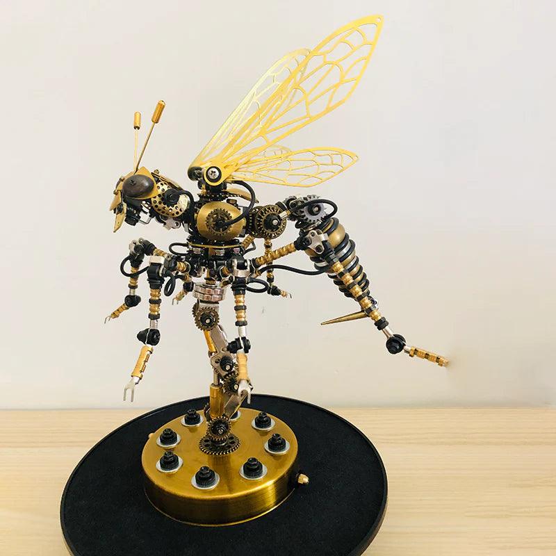 Puzzloria™ | DIY 3D Mechanical Wasp Sculpture - Puzzloria