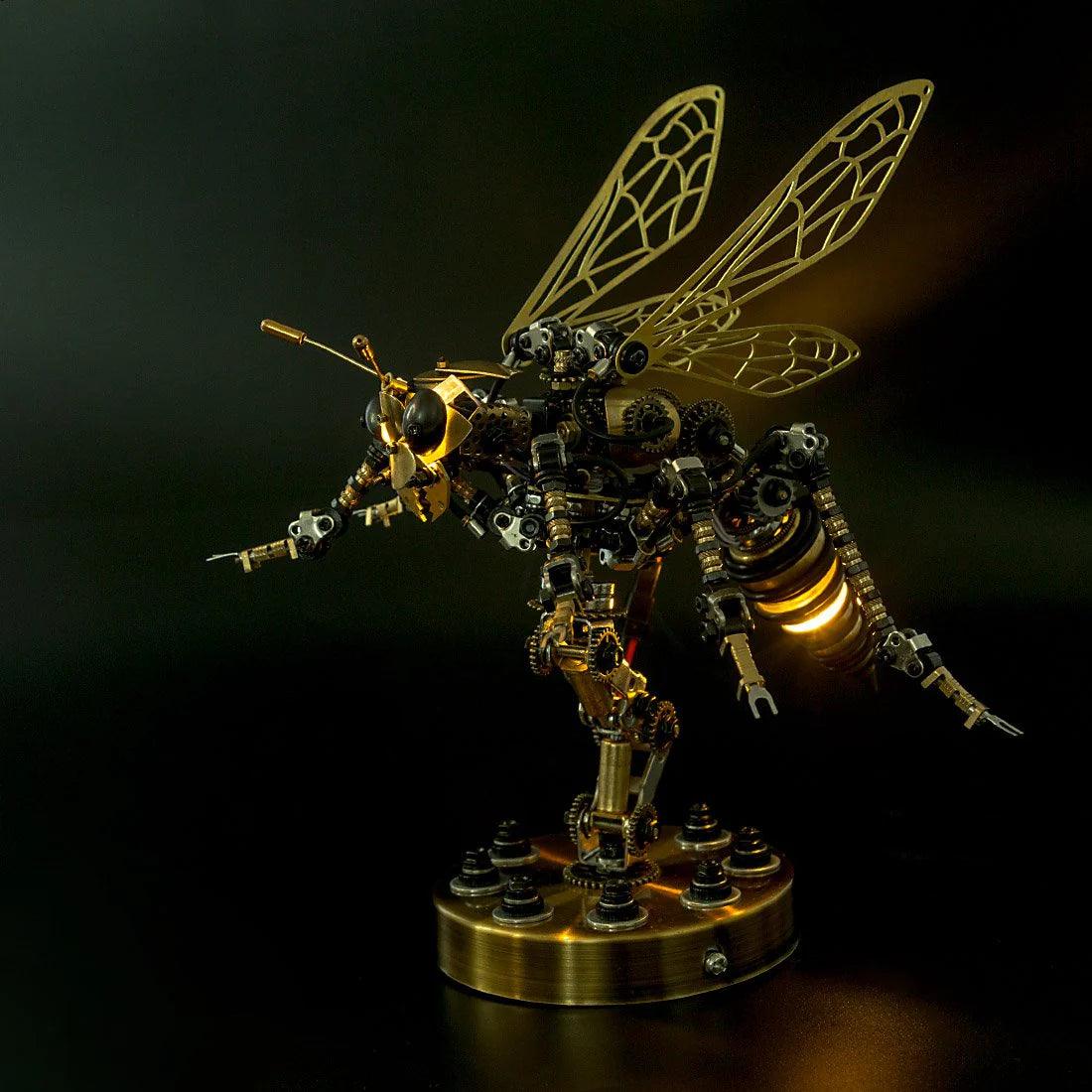 Puzzloria™ | DIY 3D Mechanical Wasp Sculpture - Puzzloria