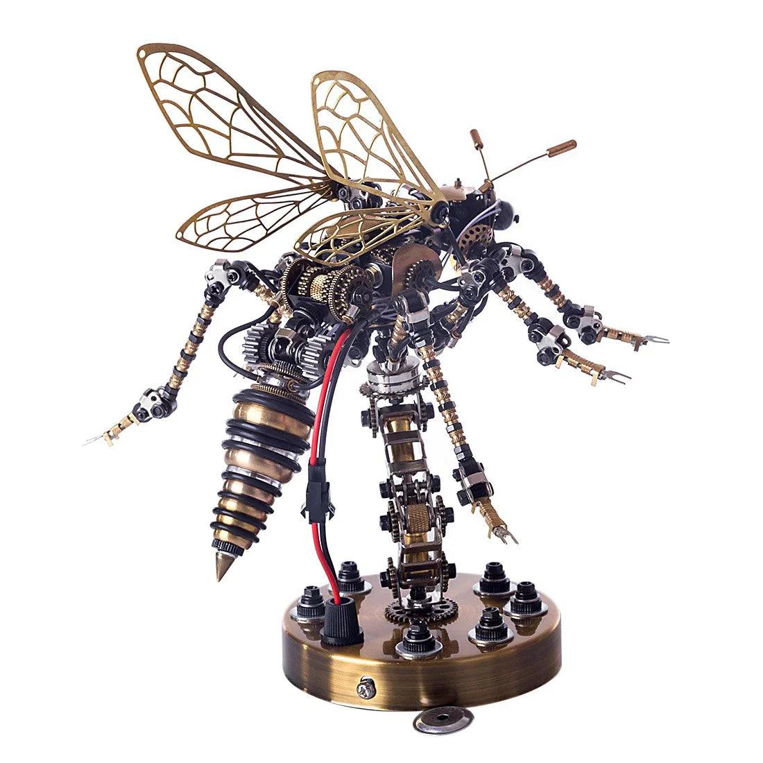 Puzzloria™ | DIY 3D Mechanical Wasp Sculpture - Puzzloria