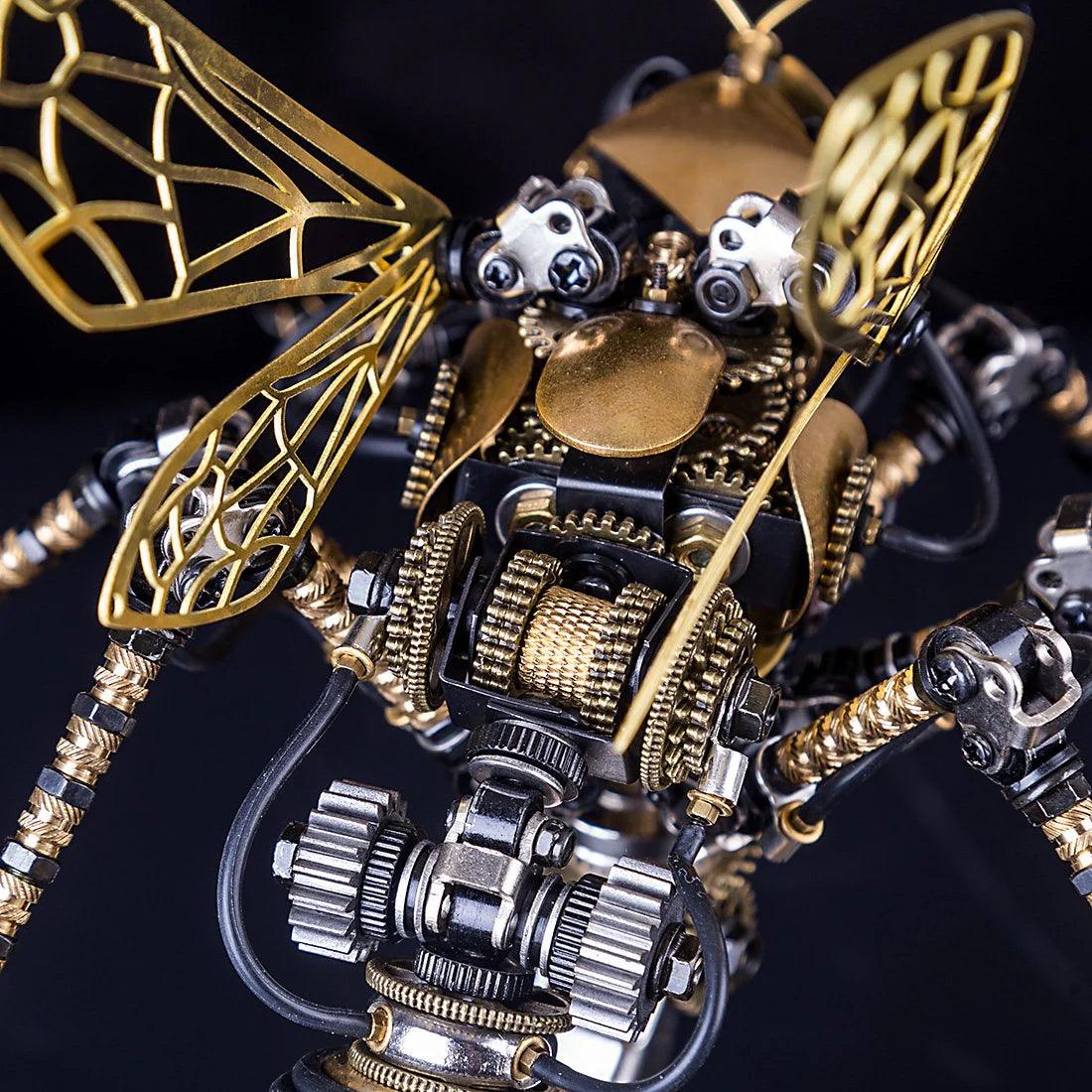 Puzzloria™ | DIY 3D Mechanical Wasp Sculpture - Puzzloria