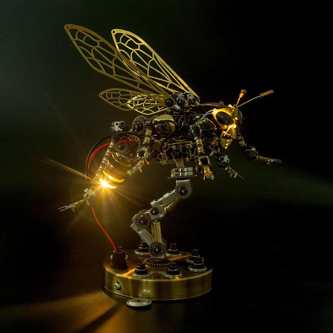 Puzzloria™ | DIY 3D Mechanical Wasp Sculpture - Puzzloria