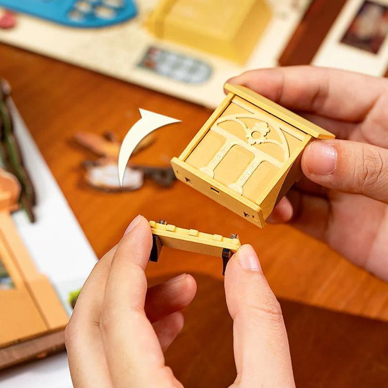 Puzzloria™ | Romantic Venice Escape Book Nook - Puzzloria