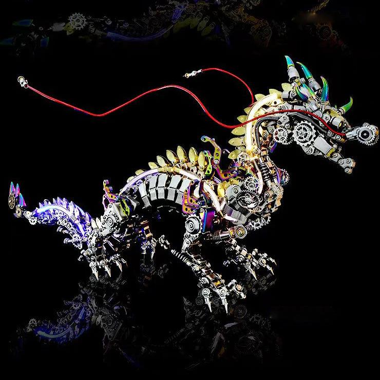 Puzzloria™ | Imperial Dragon Master - 3D Metal Mechanical Dragon DIY Assembly Model Kit - Puzzloria