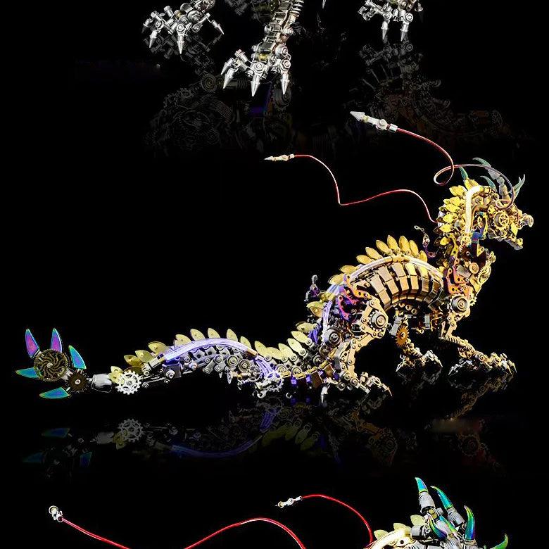 Puzzloria™ | Imperial Dragon Master - 3D Metal Mechanical Dragon DIY Assembly Model Kit - Puzzloria