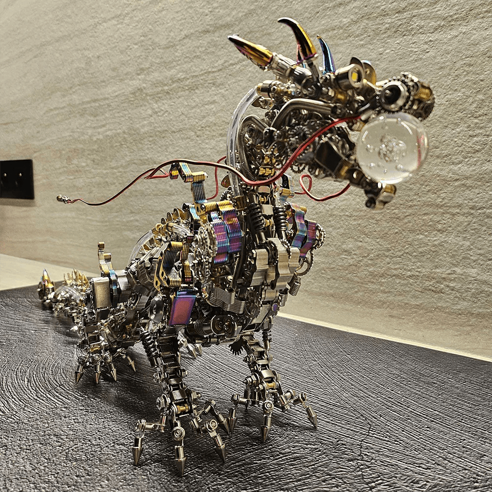 Puzzloria™ | Imperial Dragon Master - 3D Metal Mechanical Dragon DIY Assembly Model Kit - Puzzloria