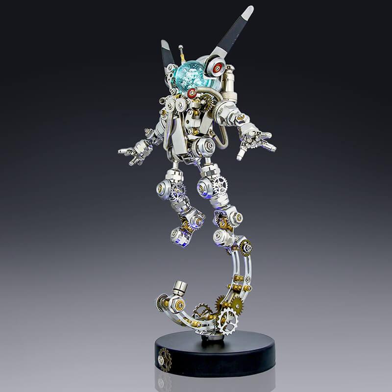 Puzzloria™ | COSMIC GUARDIAN 3D Metal Astronaut Rabbit Model Kit - Puzzloria