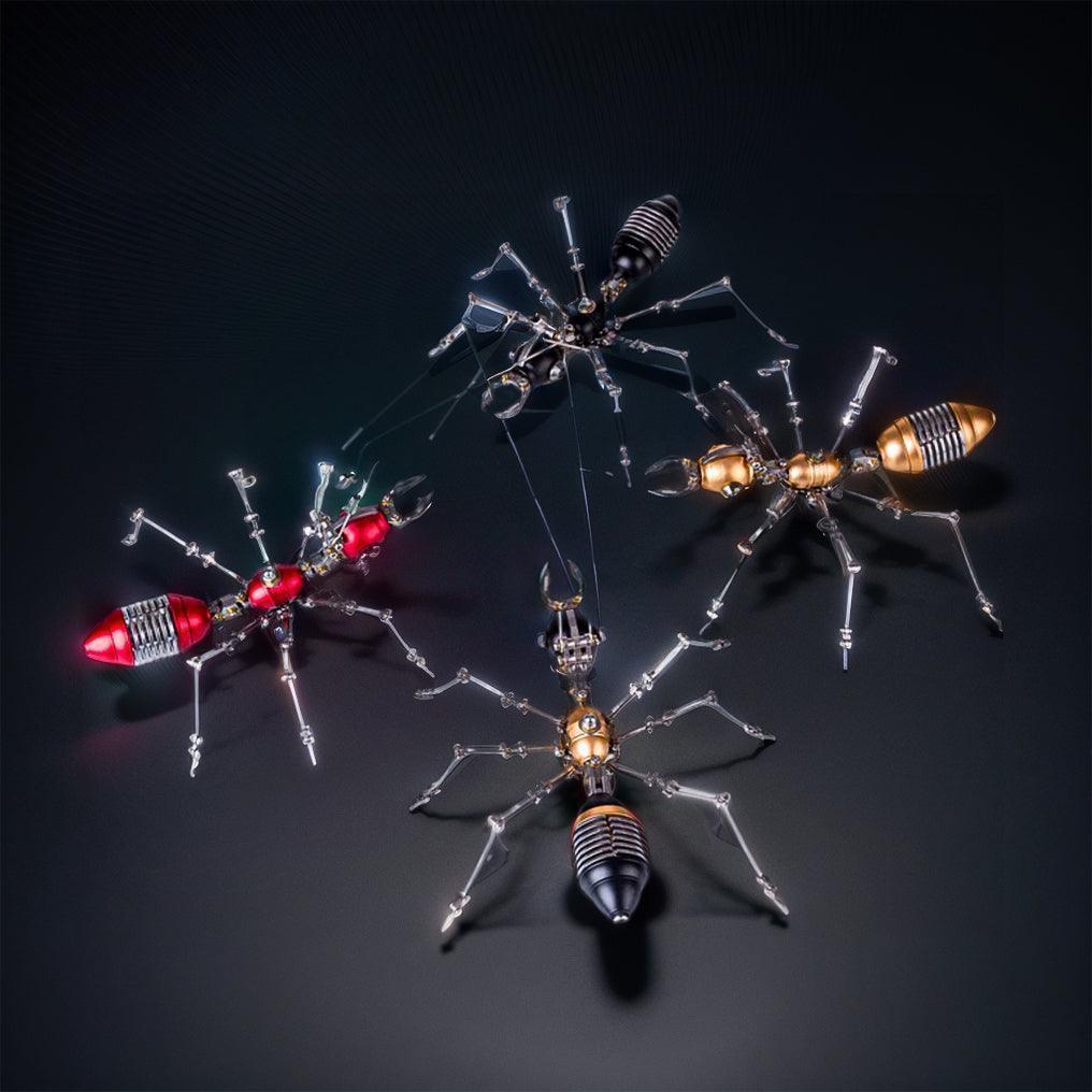 Puzzloria™ | Mechanical Marvel Ant 3D Metal Puzzle Assembly Model Diy Kit - Puzzloria