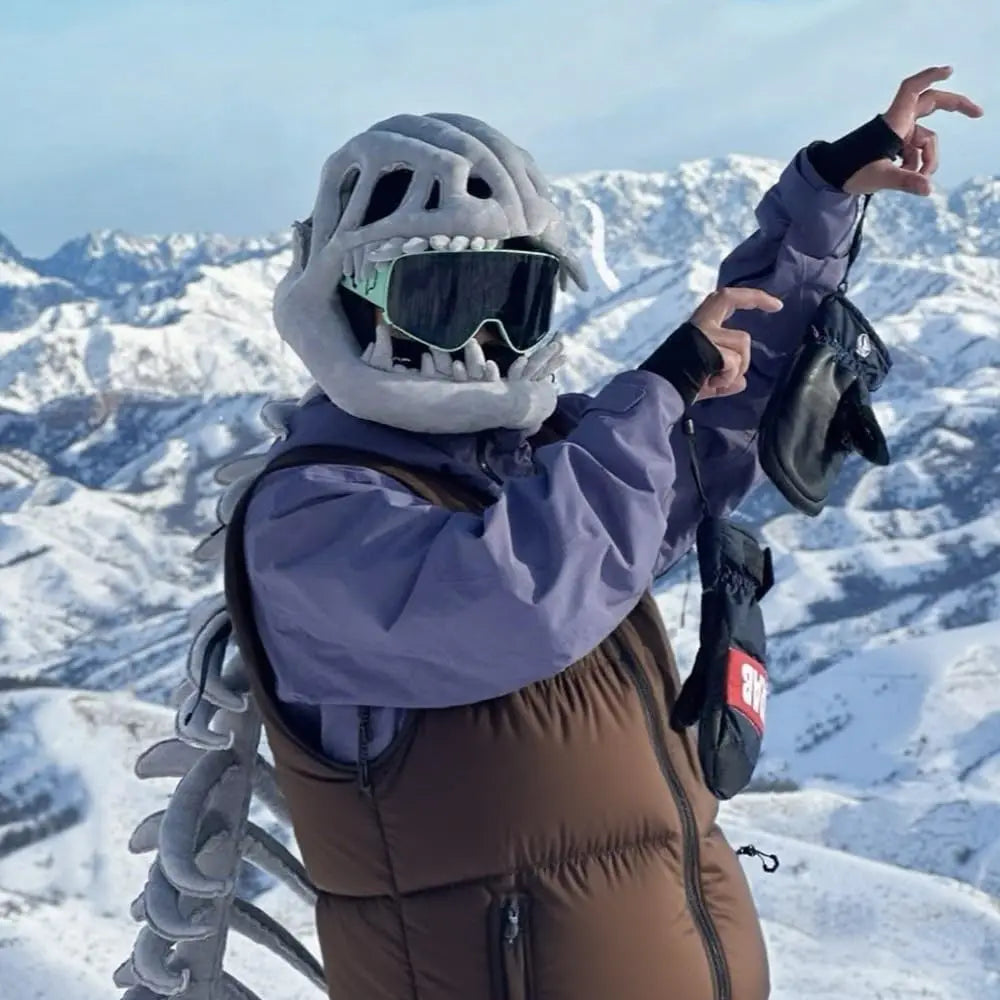 Dinosaur Skeleton Costume Set Dress up Clothing Plush Toys Party Cosplay Toy Kid Adult Dress-Up Creative Funy Gift