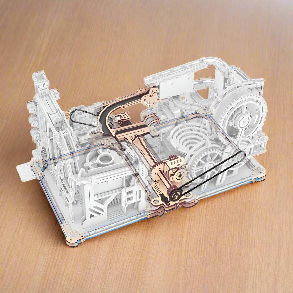 Puzzloria™ | Cosmic Marble Labyrinth - 3D Wooden Mechanical Model Kit - Puzzloria