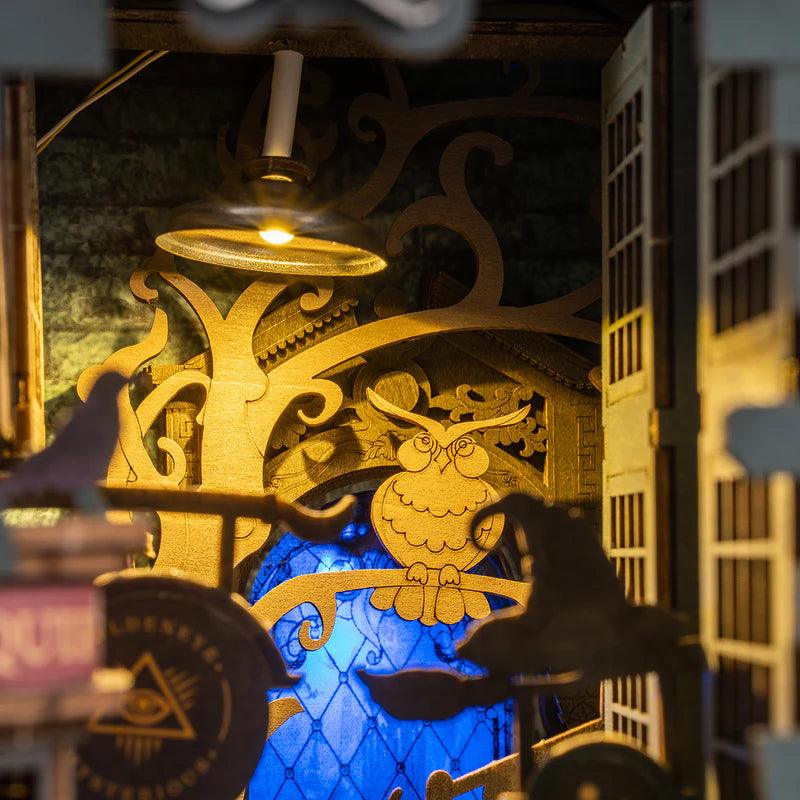 Puzzloria™ | Enchanted Bibliomancer's Book Nook Kit - Puzzloria