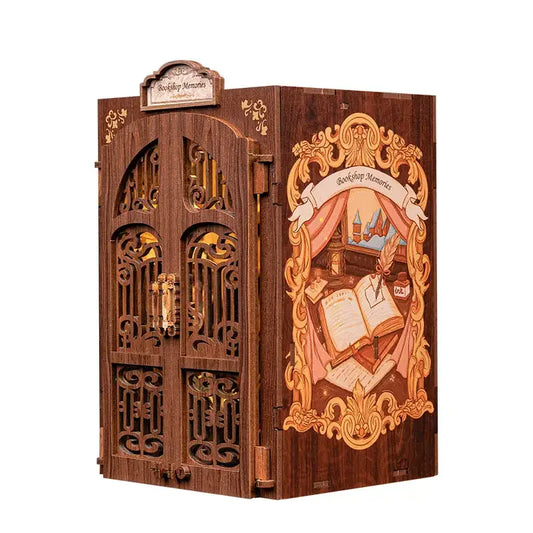 Puzzloria™ | DIY Buchnische Bausatz (Buchladen Erinnerungen)