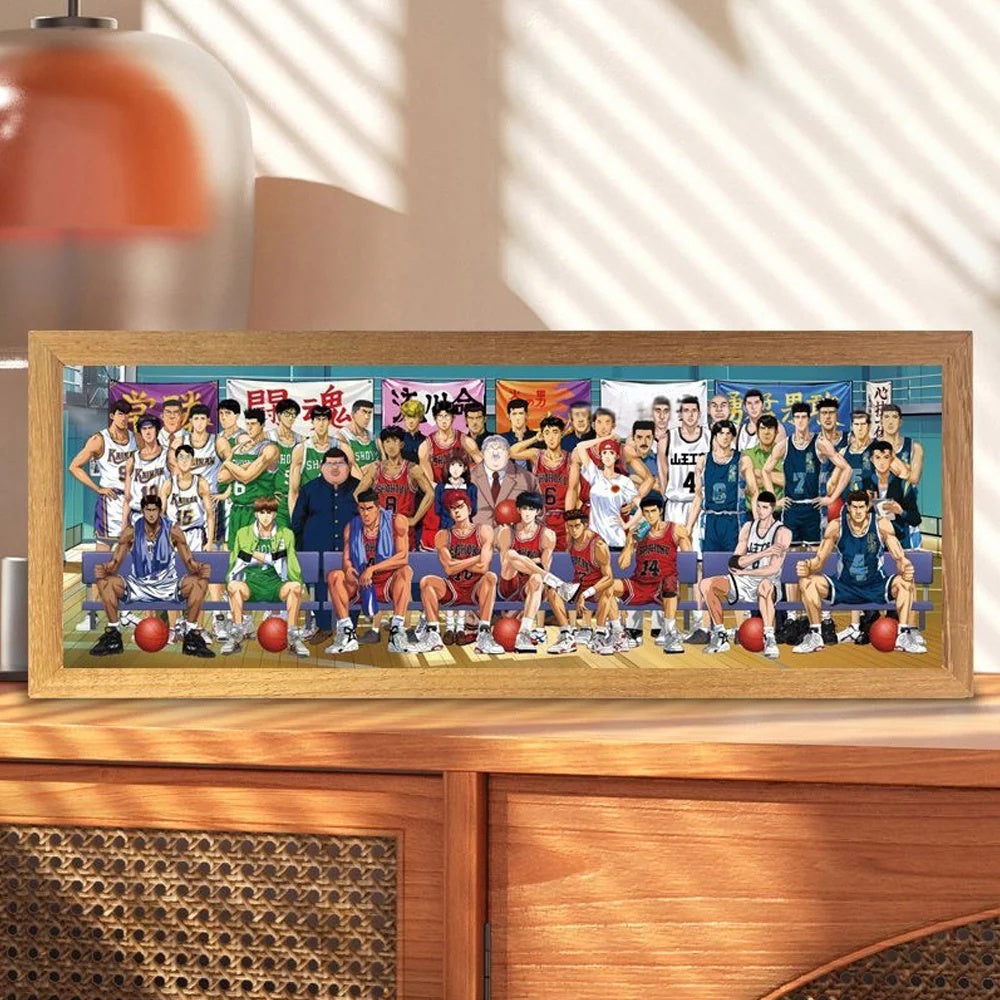 Anime Legends Acrylic Family Photo (LED Light) - Puzzloria