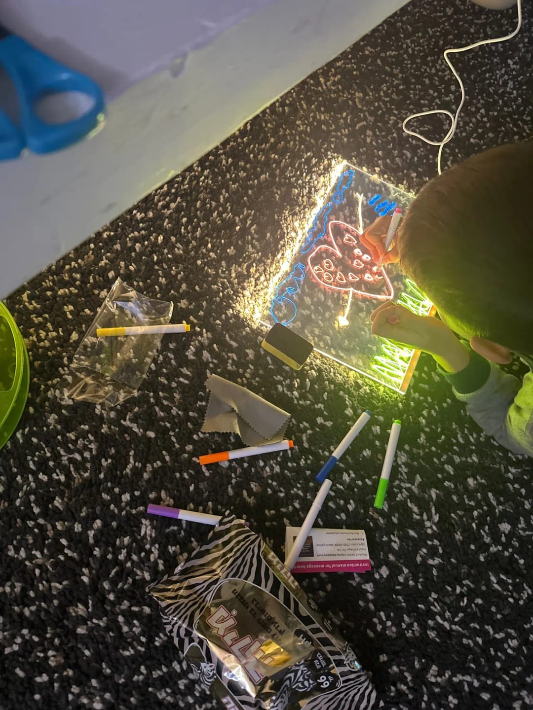 Puzzloria™ | Personalized LED Erasable Acrylic Lamp for Kids Customer Review