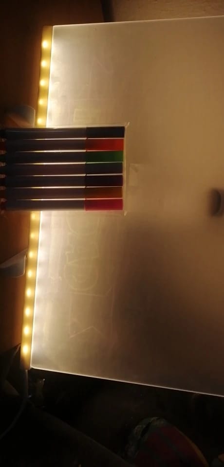 Puzzloria™ | Personalized LED Erasable Acrylic Lamp for Kids Customer Review