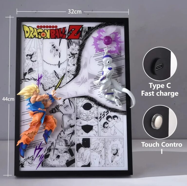 Dragon Ball Z Goku vs Frieza 3D LED Light Frame