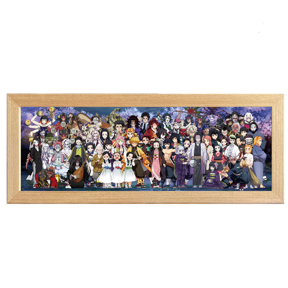 Anime Legends Acrylic Family Photo (LED Light) - Puzzloria