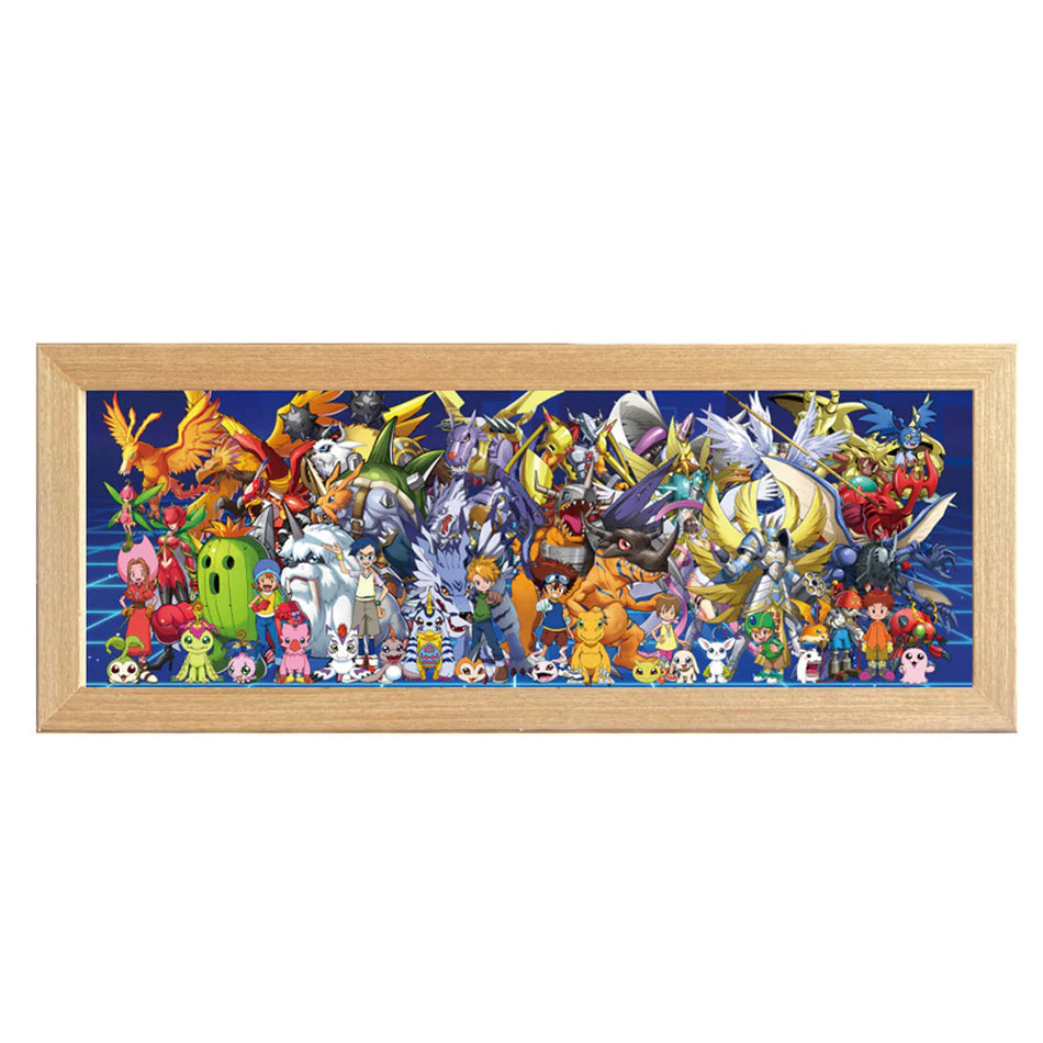 Anime Legends Acrylic Family Photo (LED Light) - Puzzloria