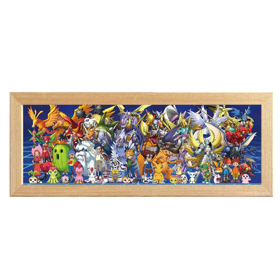Anime Legends Acrylic Family Photo (LED Light) - Puzzloria