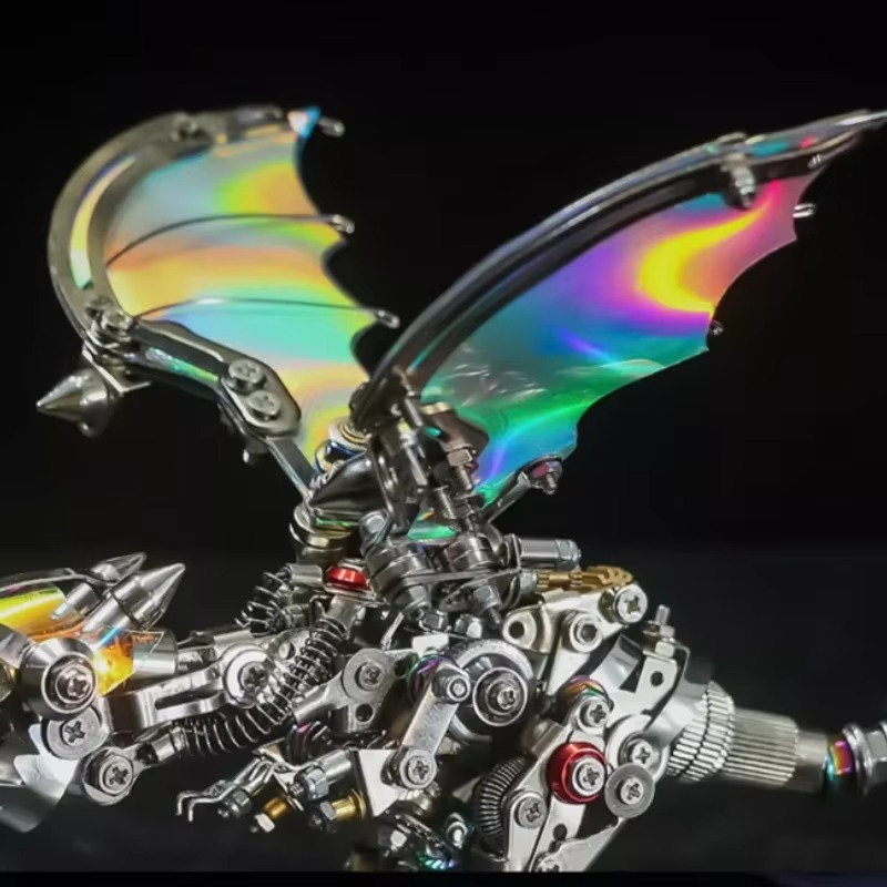 Puzzloria | Mechanical Flying Dragon 3D Metal Puzzle Kit