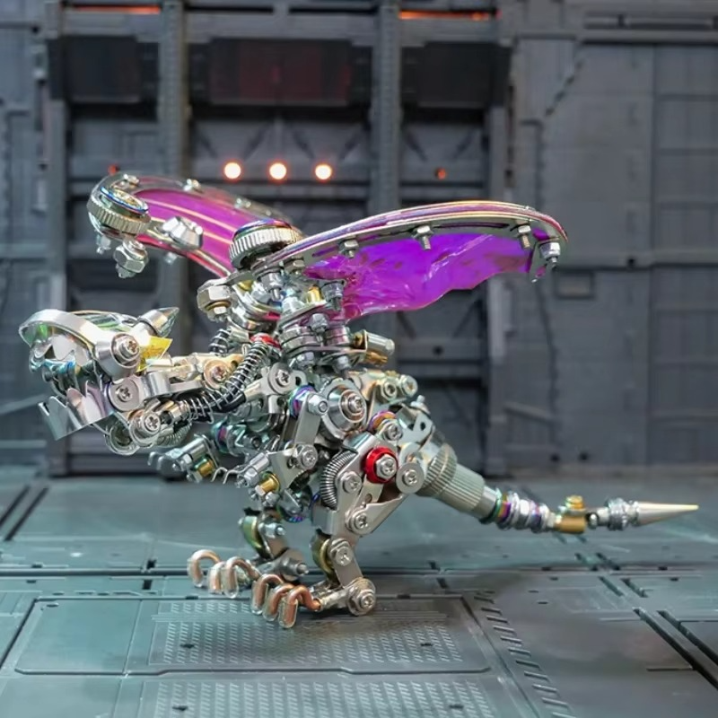 Puzzloria | Mechanical Flying Dragon 3D Metal Puzzle Kit