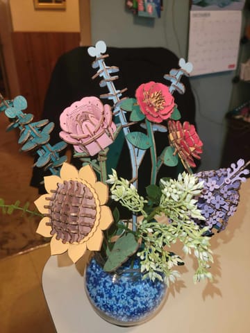 Puzzloria™ | Eternal Bloom 3D Wooden Puzzle Bouquet - Sunflower Customer Review