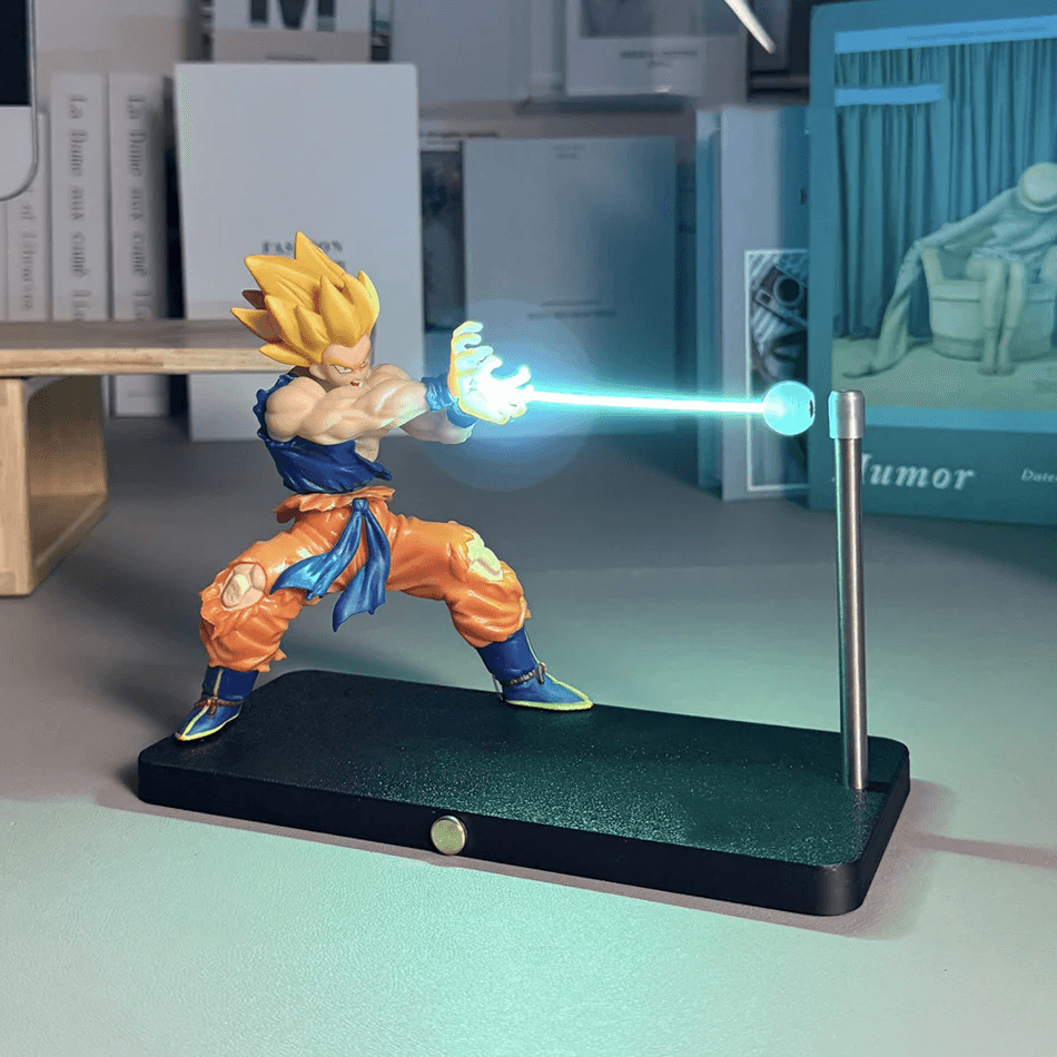 Puzzloria Super Saiyan Magnetic Light Beam Figurine - Dragon ball z goku