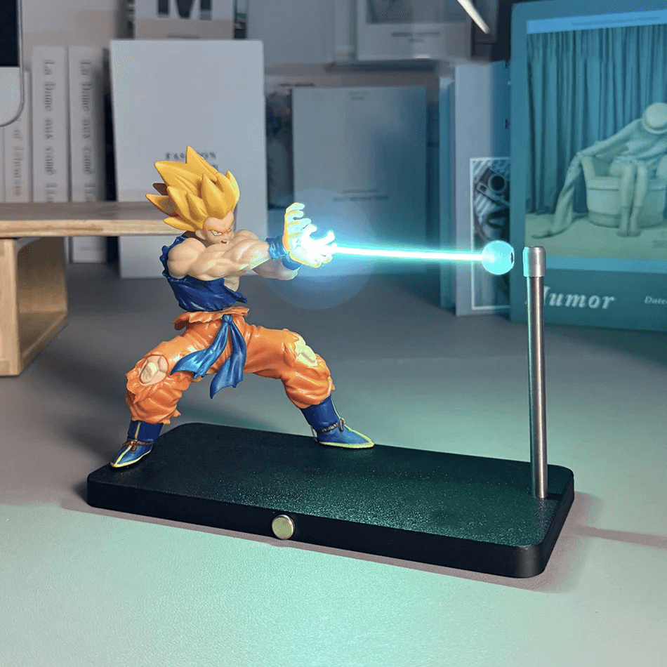 Puzzloria Super Saiyan Magnetic Light Beam Figurine - Dragon ball z goku