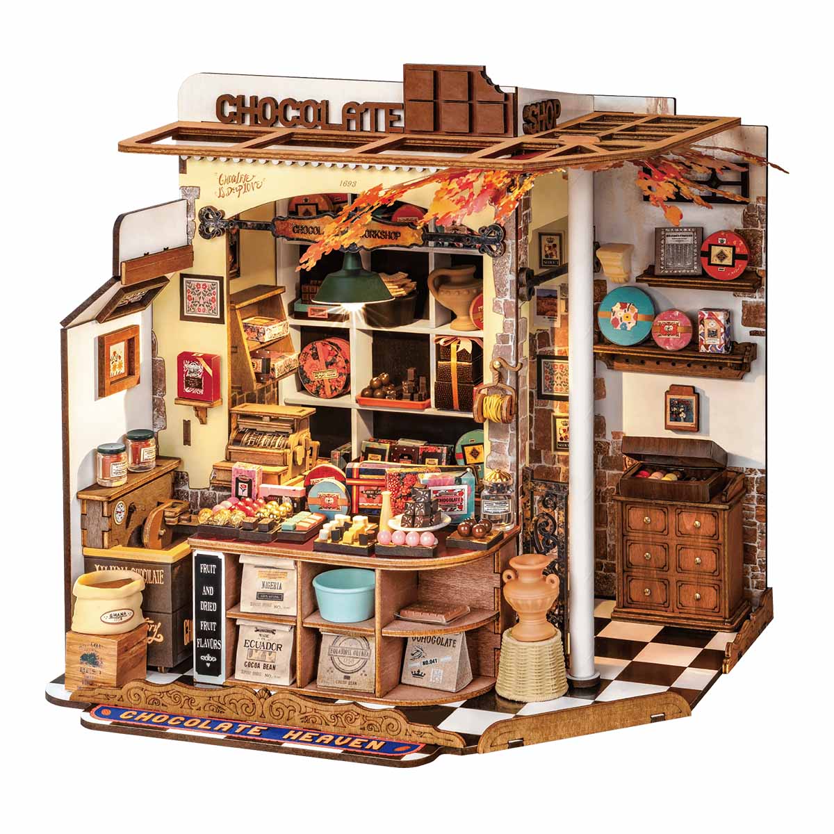 Puzzloria | Henry's Chocolate DIY Miniature House