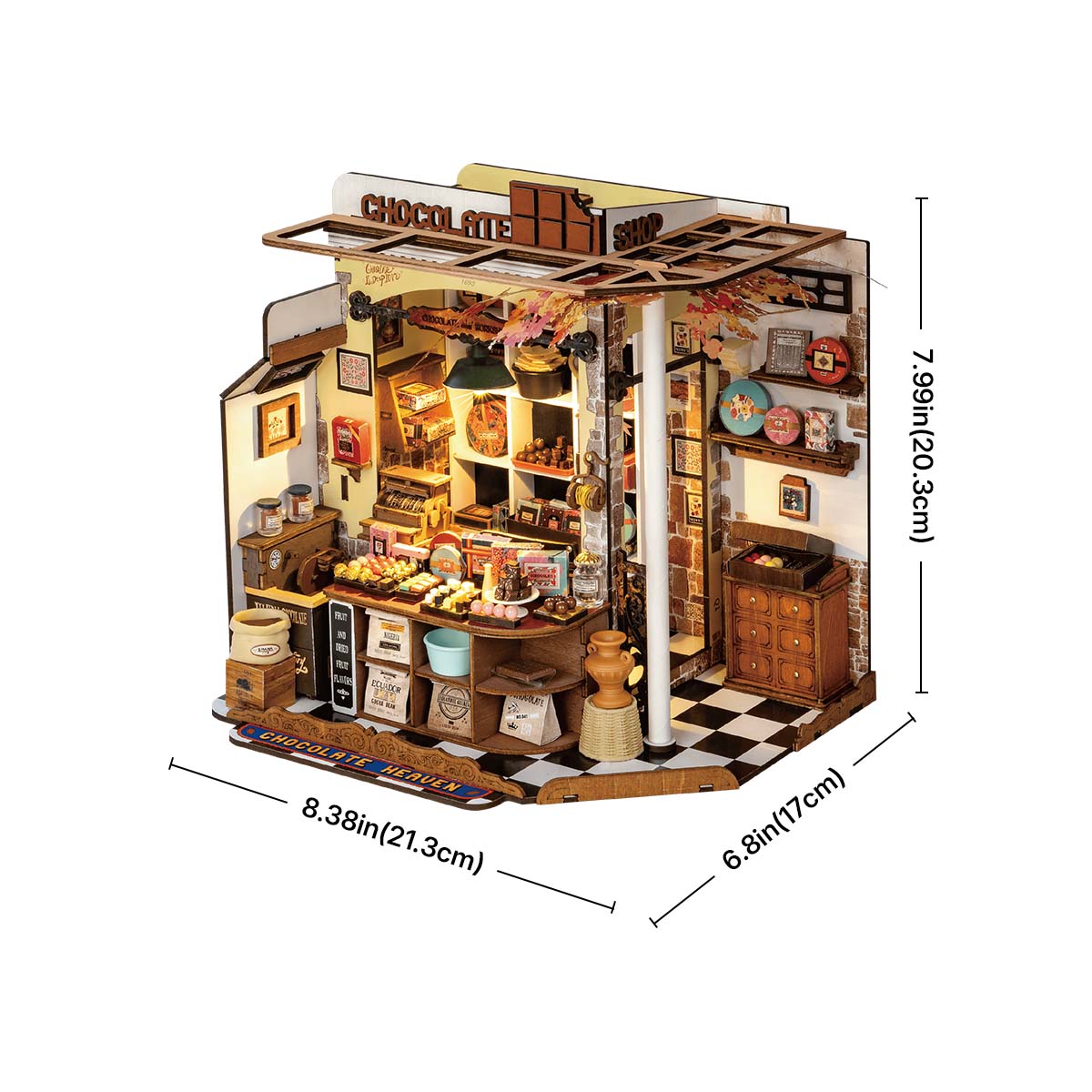 Puzzloria | Henry's Chocolate DIY Miniature House