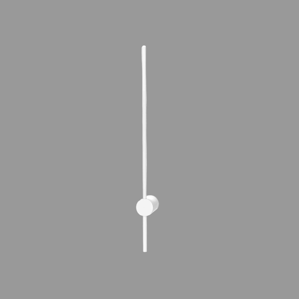 White cylindrical object on a gray background