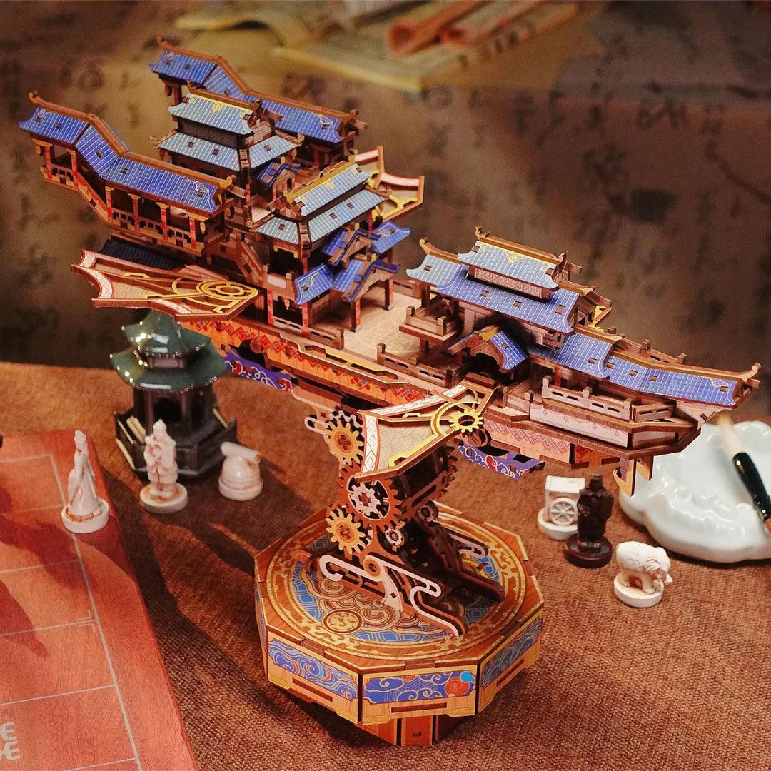 Puzzloria™ | Sky Voyager Mechanical Airship - Puzzloria