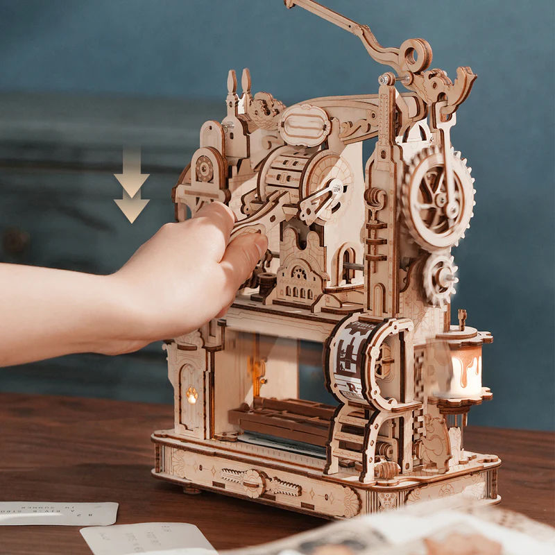 Puzzloria™ | Classic Printing Press Musical Workshop