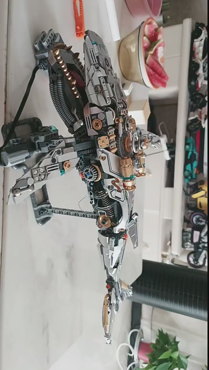 Puzzloria™ | Mechanical Whale Building Blocks Set Video Review Thumbnail